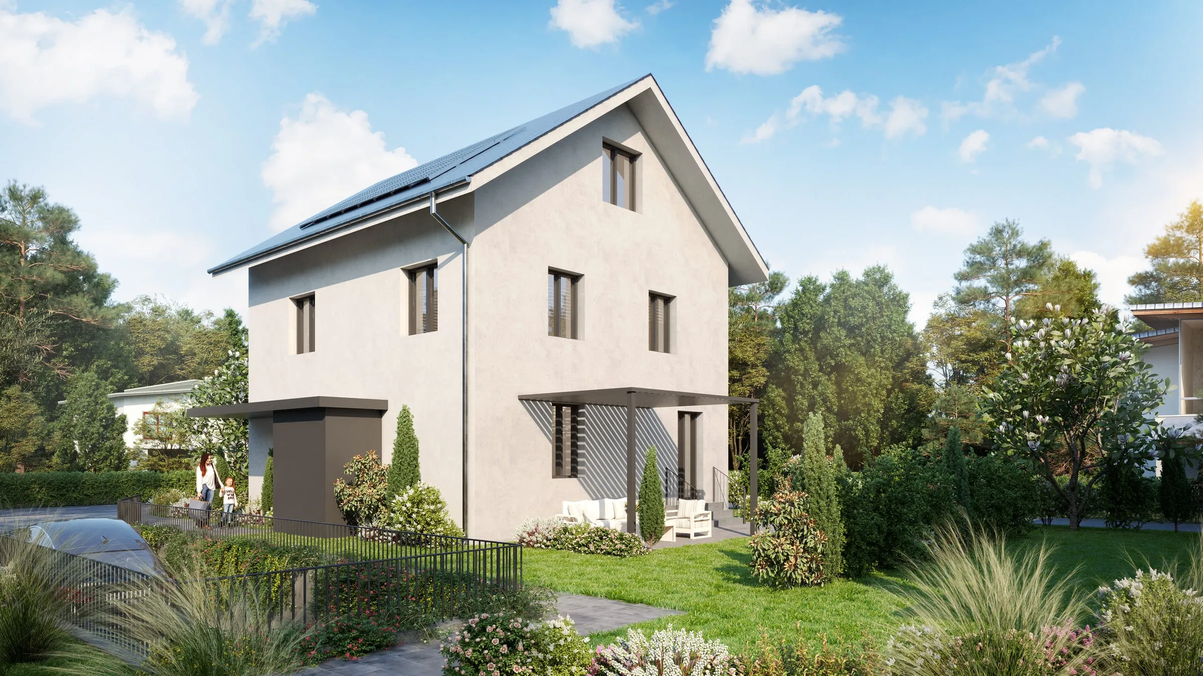Saniertes Einfamilienhaus mit Satteldach