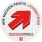 Label «Lehrbetrieb» von berufsbildungplus.ch, Staatssekretariat für Bildung, Forschung und Innovation SBFI